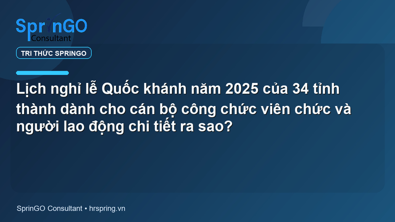Lịch nghỉ lễ Quốc khánh năm 2025 của 34 tỉnh thành dành cho cán bộ công chức viên chức và người lao động chi tiết ra sao?