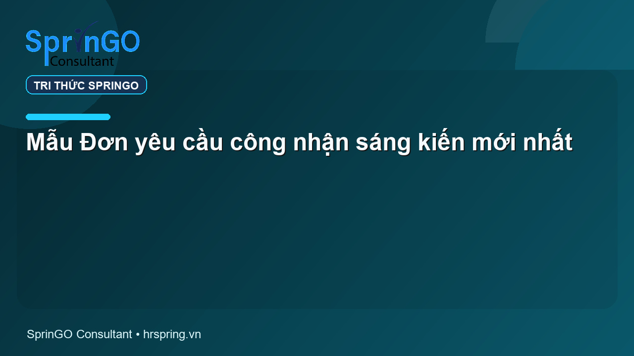 Mẫu Đơn yêu cầu công nhận sáng kiến mới nhất