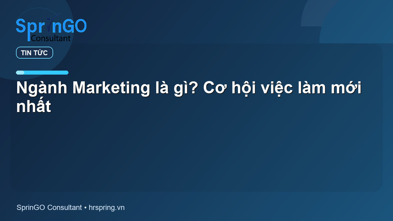 Ngành Marketing là gì? Cơ hội việc làm mới nhất
