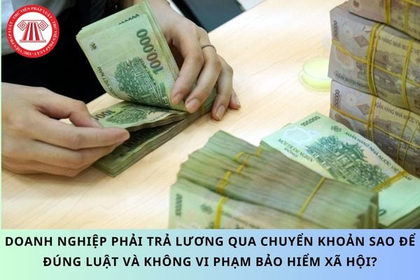 Doanh nghiệp phải trả lương qua chuyển khoản từ 1/1/2026 sao để đúng luật và không vi phạm bảo hiểm xã hội?