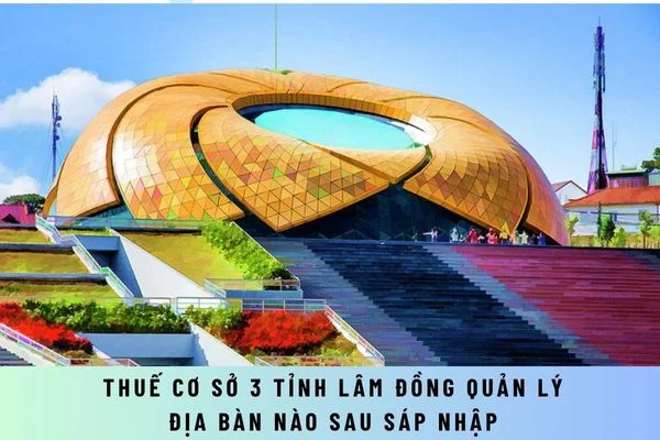 Thuế cơ sở 3 tỉnh Lâm Đồng quản lý địa bàn nào sau sáp nhập?