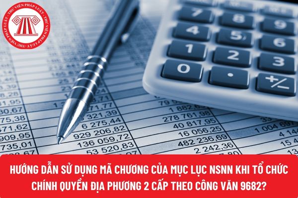 Hướng dẫn sử dụng mã Chương của Mục lục NSNN khi tổ chức chính quyền địa phương 2 cấp theo Công văn 9682?
