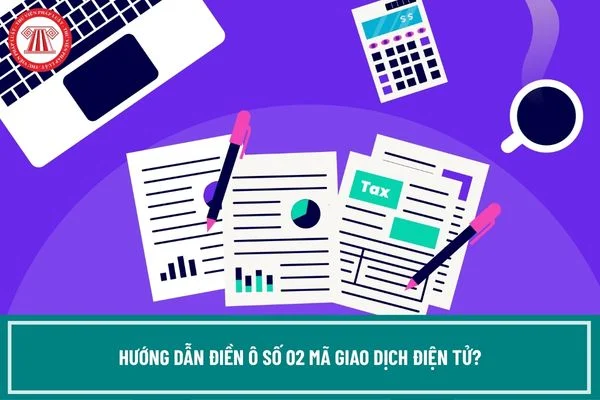Hướng dẫn điền ô số 02 Mã giao dịch điện tử?