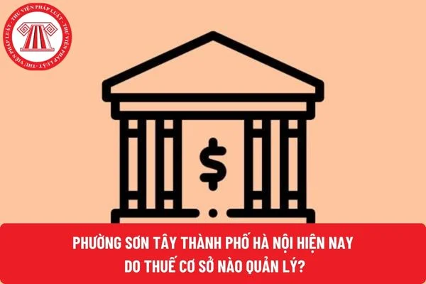Phường Sơn Tây thành phố Hà Nội hiện nay do Thuế cơ sở nào quản lý?