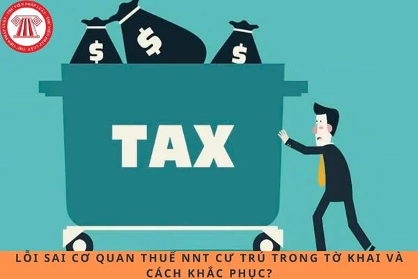 Lỗi sai cơ quan thuế NNT cư trú trong tờ khai và cách khắc phục?