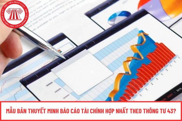 Mẫu Bản thuyết minh báo cáo tài chính hợp nhất theo Thông tư 43?