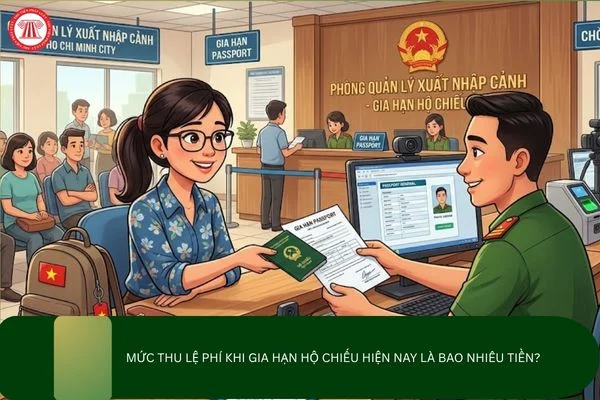 Mức thu lệ phí khi gia hạn hộ chiếu hiện nay là bao nhiêu tiền?