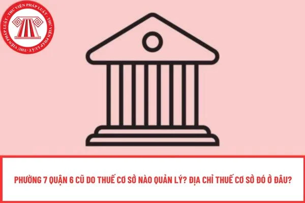 Phường 7 Quận 6 cũ do Thuế cơ sở nào quản lý? Địa chỉ Thuế cơ sở đó ở đâu?