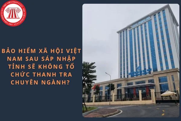 Bảo hiểm xã hội Việt Nam sau sáp nhập tỉnh sẽ không tổ chức thanh tra chuyên ngành?