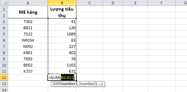 Các cách tính tổng trong Excel, nhiều cách lạ và hay