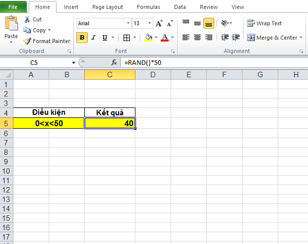 Hàm RAND, hướng dẫn sử dụng hàm RAND trong Excel