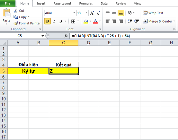 Hàm RAND, hướng dẫn sử dụng hàm RAND trong Excel