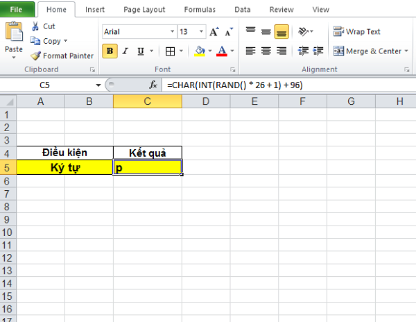Hàm RAND, hướng dẫn sử dụng hàm RAND trong Excel