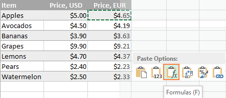 Hướng dẫn các kỹ thuật sao chép công thức theo ý muốn trong Excel