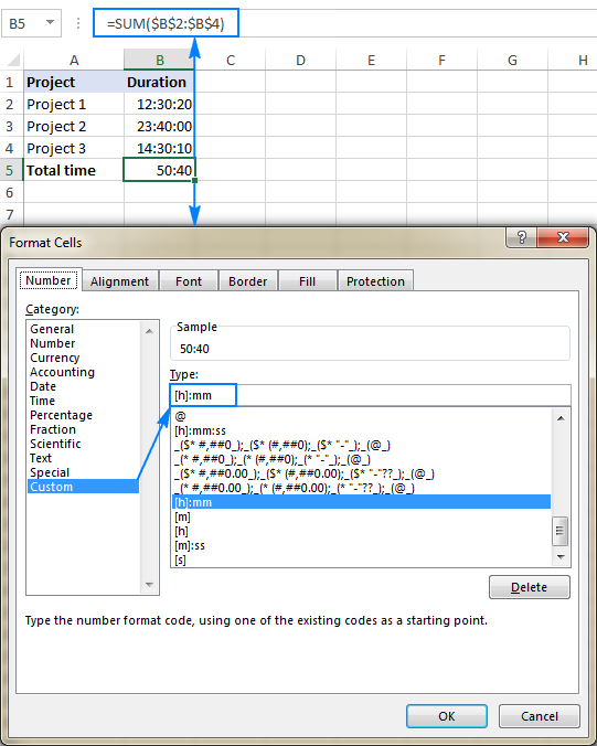 Cách tính thời gian trong Excel – chênh lệch thời gian, cộng/trừ thời gian