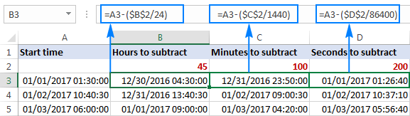 Cách tính thời gian trong Excel – chênh lệch thời gian, cộng/trừ thời gian