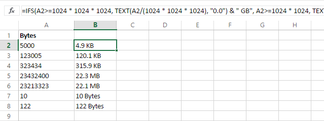 Cách dùng hàm IFS thay cho hàm IF trong Excel 2016