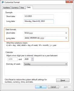 Cách thay đổi và tạo định dạng ngày tháng mặc định trên Excel