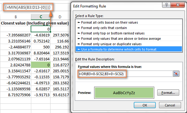 Công thức Excel để định dạng có điều kiện dựa trên giá trị ô khác