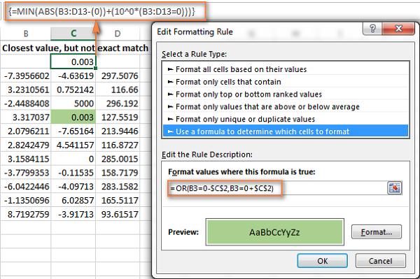 Công thức Excel để định dạng có điều kiện dựa trên giá trị ô khác