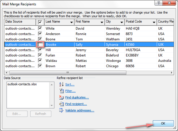 Tạo thư tự động từ dữ liệu Excel sang Word – tính năng trộn thư Mail Merge