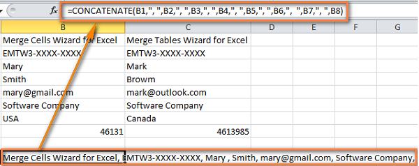 Cách hợp nhất hàng trong Excel 2010 – 2016 mà không làm mất dữ liệu
