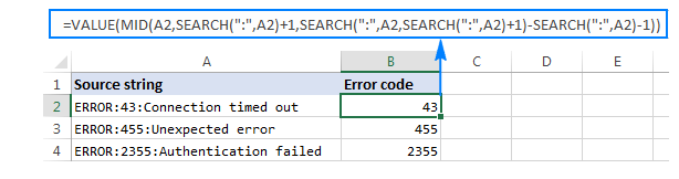 Hàm MID trong Excel – những phép toán cơ bản và nâng cao