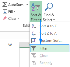 Cách lọc dữ liệu trong Excel