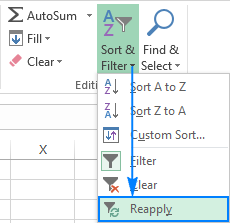 Cách lọc dữ liệu trong Excel
