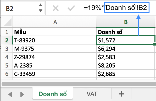 TẠO THAM CHIẾU NGOẠI TRONG EXCEL ĐỂ DẪN TỚI TRANG TÍNH/BẢNG TÍNH KHÁC
