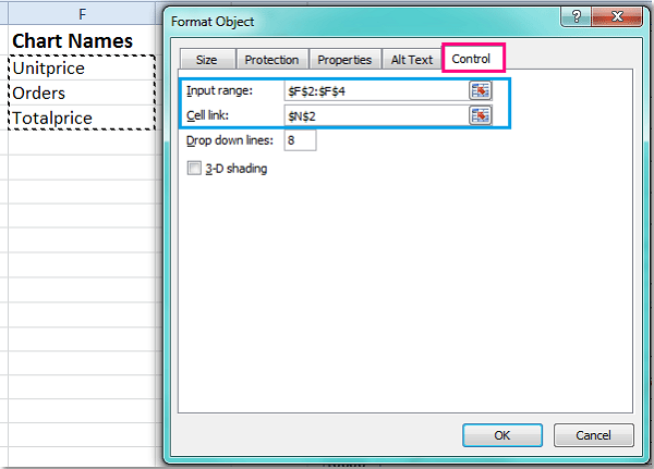 Cách tạo đồ thị tương tác trong Excel