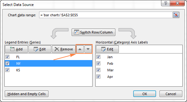 Cách tạo biểu đồ cột trong Excel