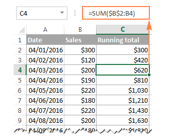Các ví dụ về hàm Sum trong Excel – Cách chỉ tính tổng các cột, hàng hoặc ô được hiển thị