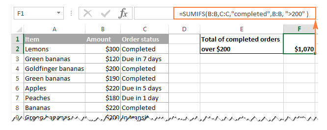 Các ví dụ về hàm Sum trong Excel – Cách chỉ tính tổng các cột, hàng hoặc ô được hiển thị