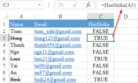 Hướng dẫn cách sắp xếp hoặc lọc dữ liệu có định dạng dấu gạch ngang trong Excel