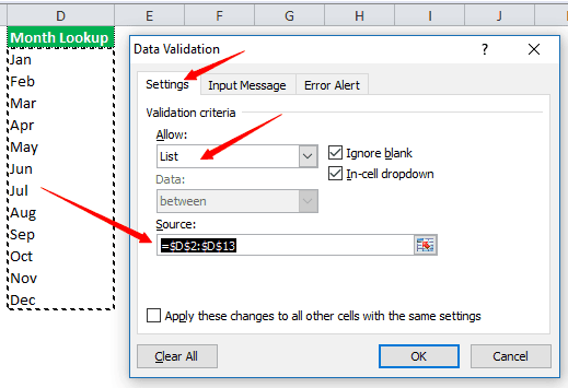 Cách thiết lập hộp thoại xổ xuống đẹp mắt cho chức năng kiểm duyệt dữ liệu Data Validation trong Excel