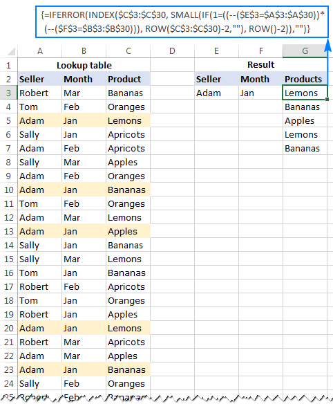 Cách sử dụng hàm VLookup để tham chiếu nhiều kết quả cùng lúc trên Excel