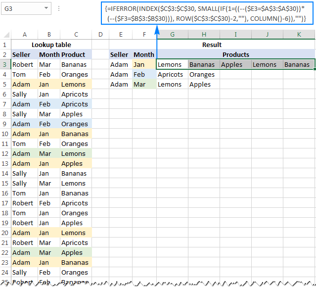 Cách sử dụng hàm VLookup để tham chiếu nhiều kết quả cùng lúc trên Excel