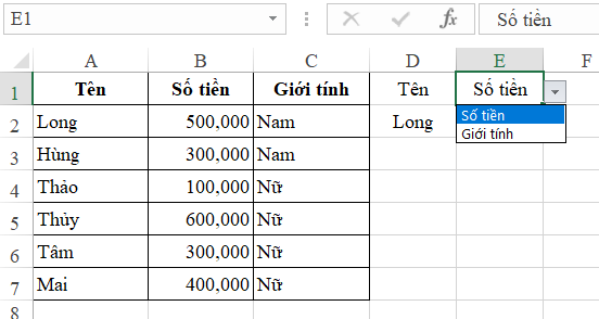 Hướng dẫn cách viết hàm VLOOKUP kết hợp hàm IF