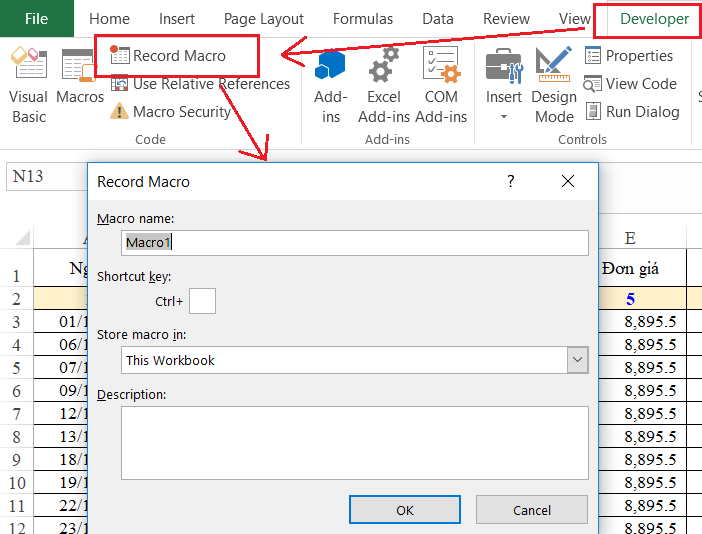 Hướng dẫn cách sắp xếp thứ tự dữ liệu tự động trong Excel bằng VBA