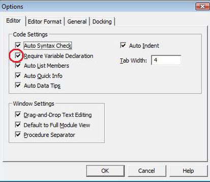 Hướng dẫn cách đặt tên biến và quản lý các biến trong môi trường VBA Excel