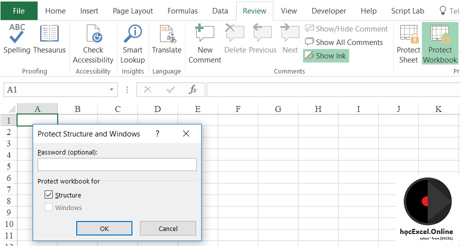 Tìm hiểu về chức năng Khóa và Bảo mật trong Excel