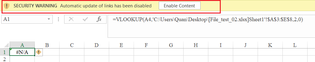 Loại bỏ liên kết tới file khác bằng VBA