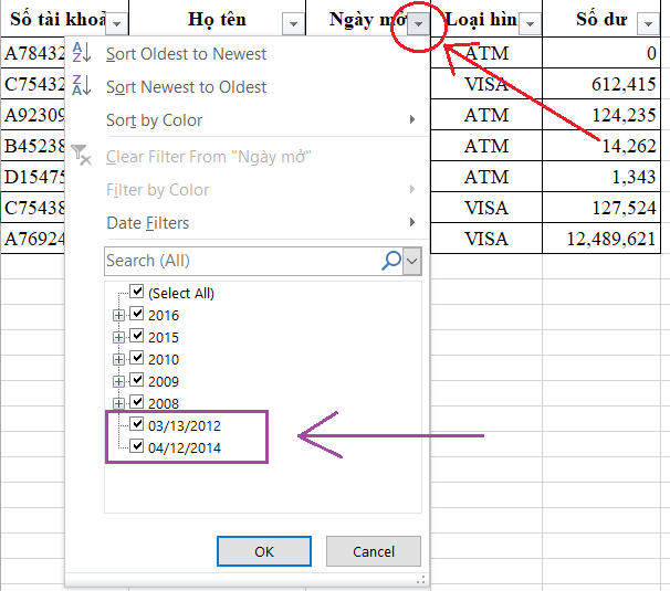 Hướng dẫn cách xử lý lỗi dữ liệu ngày tháng trong Excel