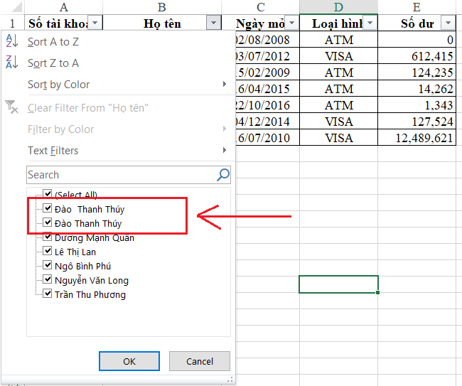 Hướng dẫn cách xử lý lỗi dữ liệu dạng Text trong Excel