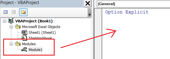Hướng dẫn cách chèn code vào module trong VBA Excel