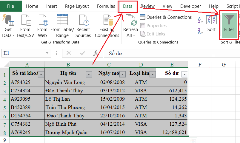 Hướng dẫn cách xử lý lỗi dữ liệu ngày tháng trong Excel