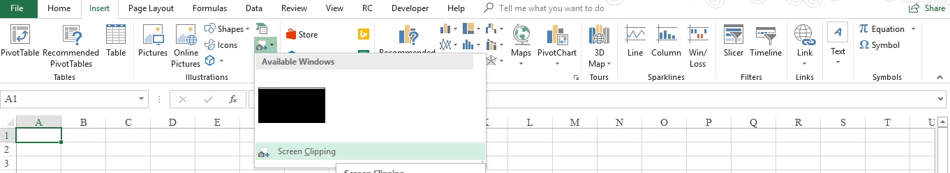 hướng dẫn các bạn chèn màn hình Desktop vào excel hướng dẫn các bạn chèn màn hình Desktop vào excel