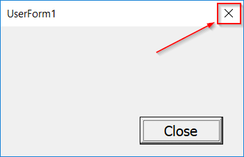 Hướng dẫn cách đóng hoàn toàn Userform trong VBA Excel