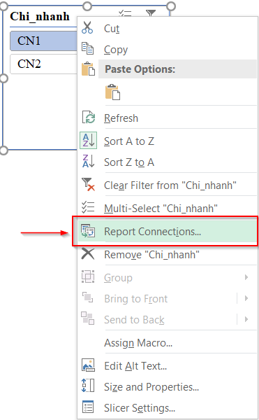 Tìm hiểu về Slicer – Công cụ giúp lọc đồng thời nhiều báo cáo Pivot table